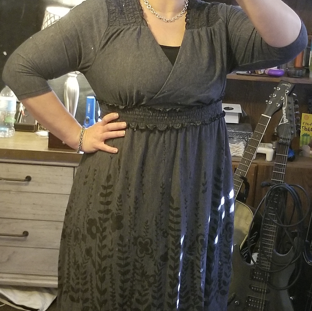 Gray dress
